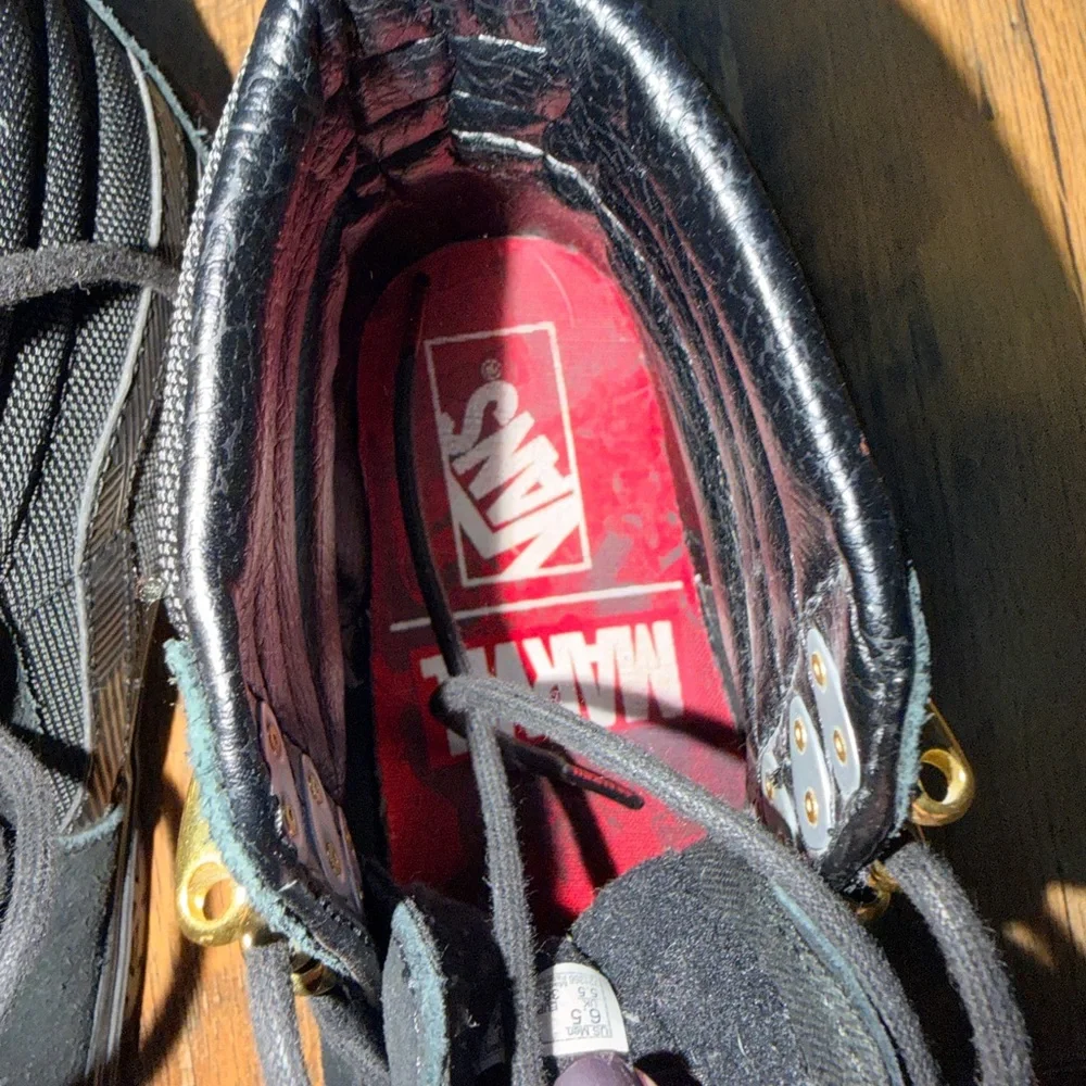 Vans Marvel x SK8-HI Sneakers Black Panther Shoes women’s 8 men’s 6.5 - Picture 6 of 13